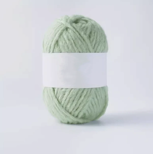 thick acrylic polyester wool yarn